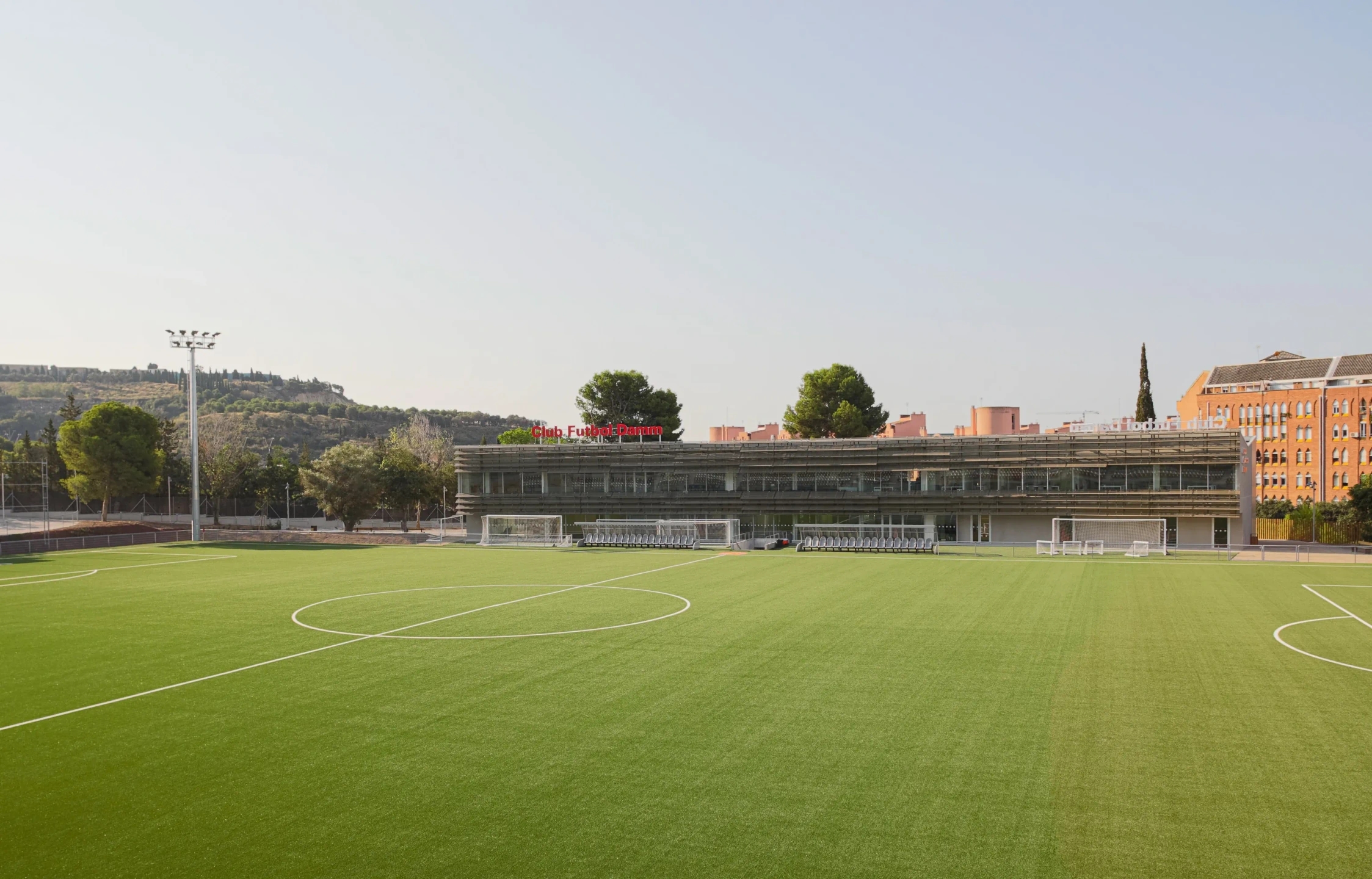 Club de futbol Damm en Montjuïc, Barcelona