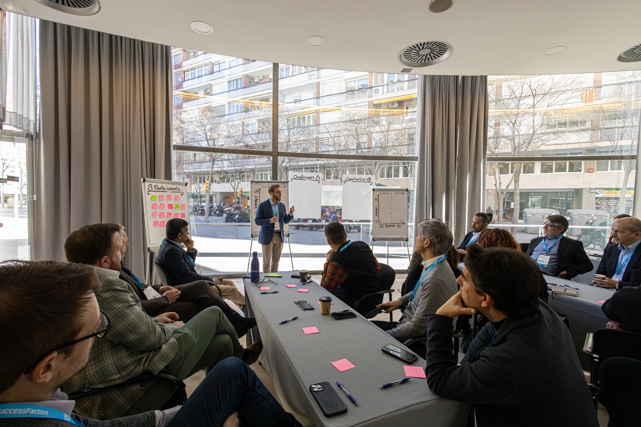 Teambuilding de SAP en el evento SAP Partner summit Barcelona 2025 en La illa Diagonal.